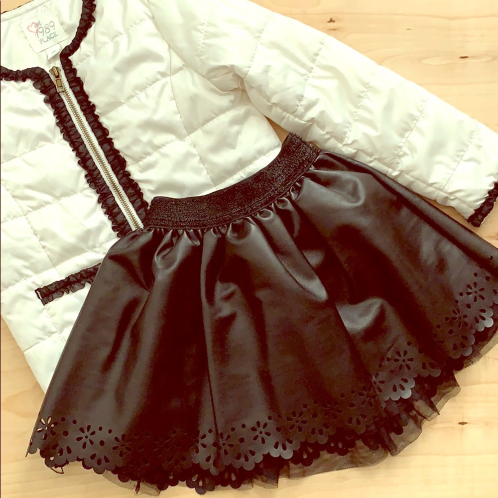 Faux Leather Skirt